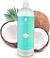 Vista 7 de Pursonic Aceite de coco fraccionado puro sin perfume, aceite multiusos de 16 onzas para piel, cabello, masaje corporal y eliminación de maquillaje