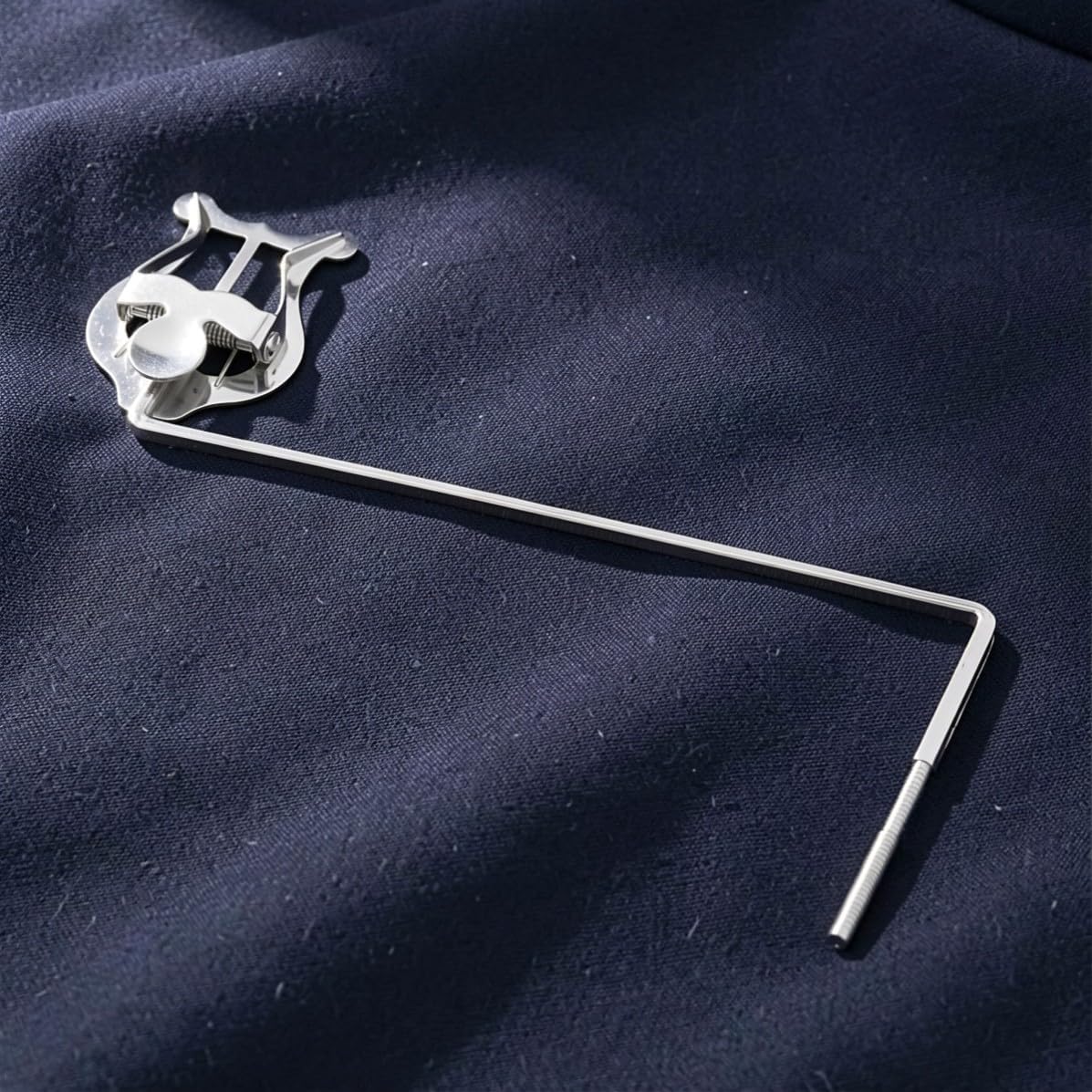 2pcs Adjustable Music Lyre Clip for Euphonium Marching Band Silver image 4