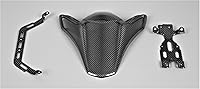 Vista 5 de Funda de asiento de fibra de carbono con soportes para Kawasaki Z900 2017-2023