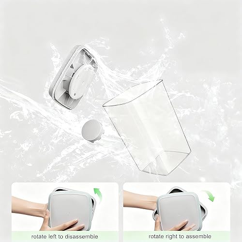 Miniatura 7 de Cozey Daily Recipiente hermético para almacenamiento de alimentos, dispensador de alimentos con tapas, contenedor apilable sin BPA para café, harina