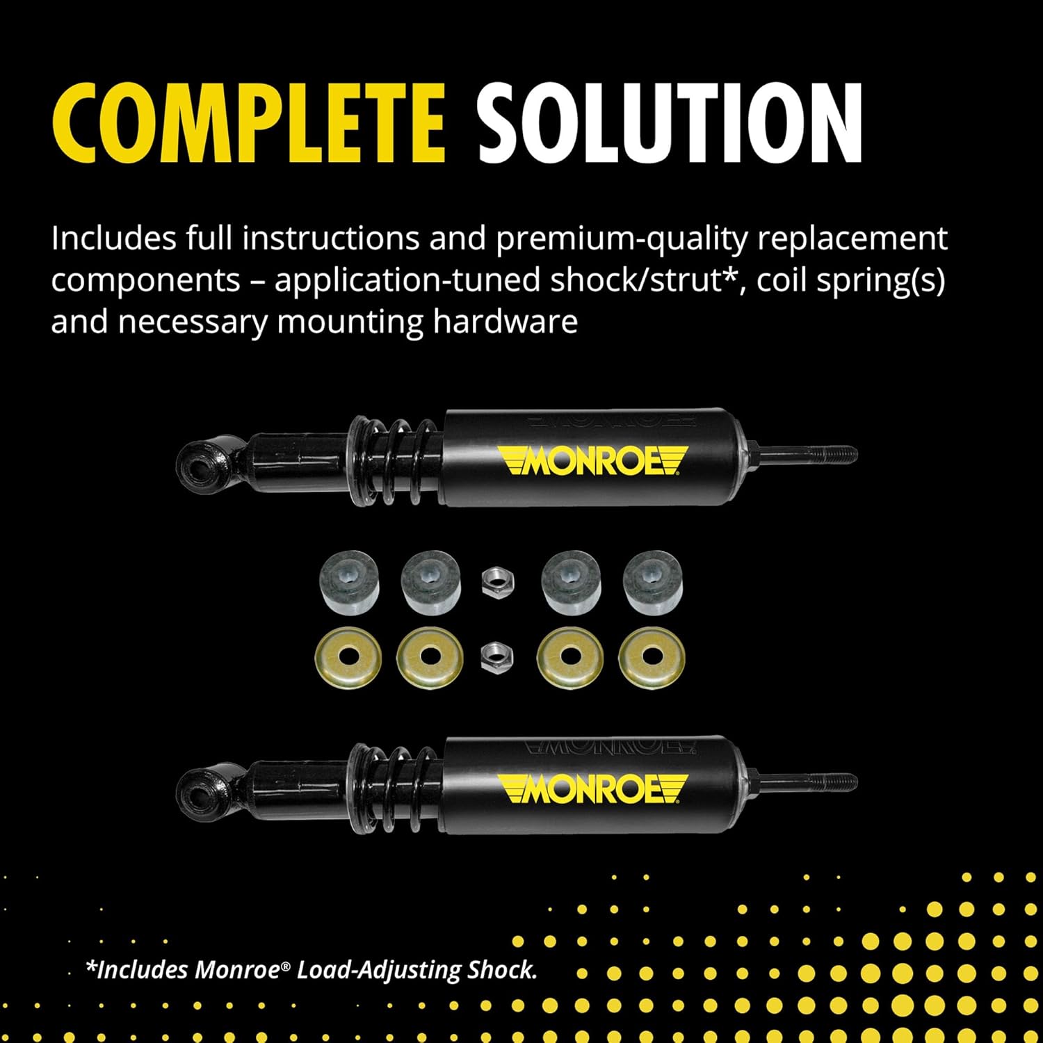 Monroe 90009C Air Shock to Load Assist Shock Conversion Kit for Cadillac DeVille