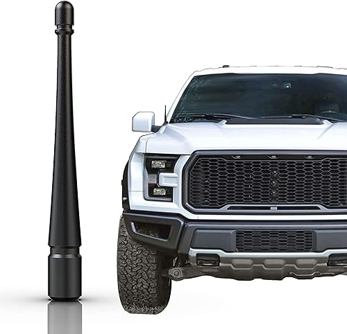 Antena rechoncha de aluminio de 4 pulgadas compatible con Ford F150 1997-2024