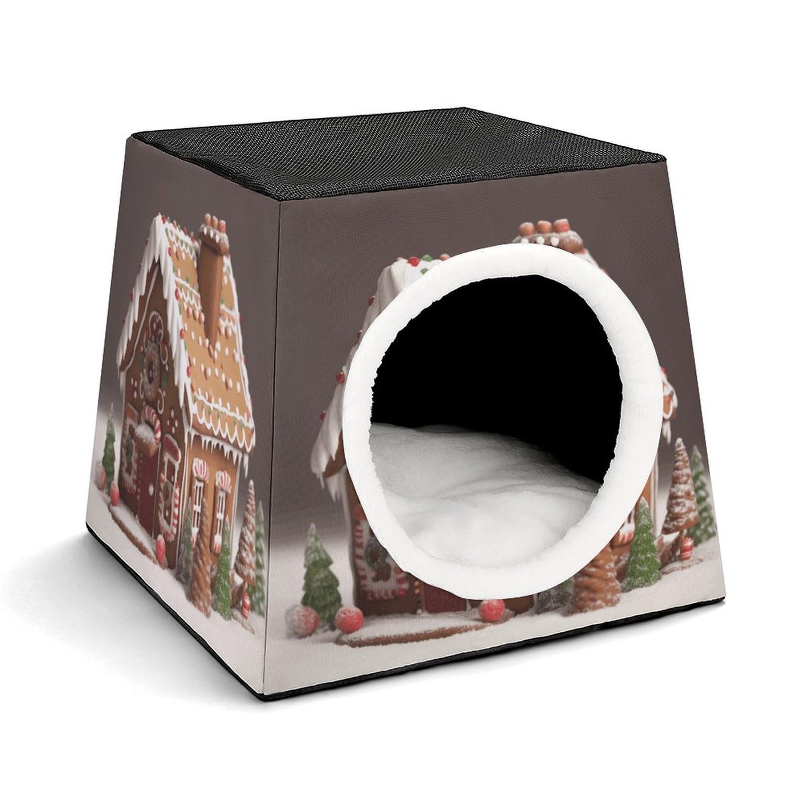 Maison pour chats d'intérieur et petits chiens douillette