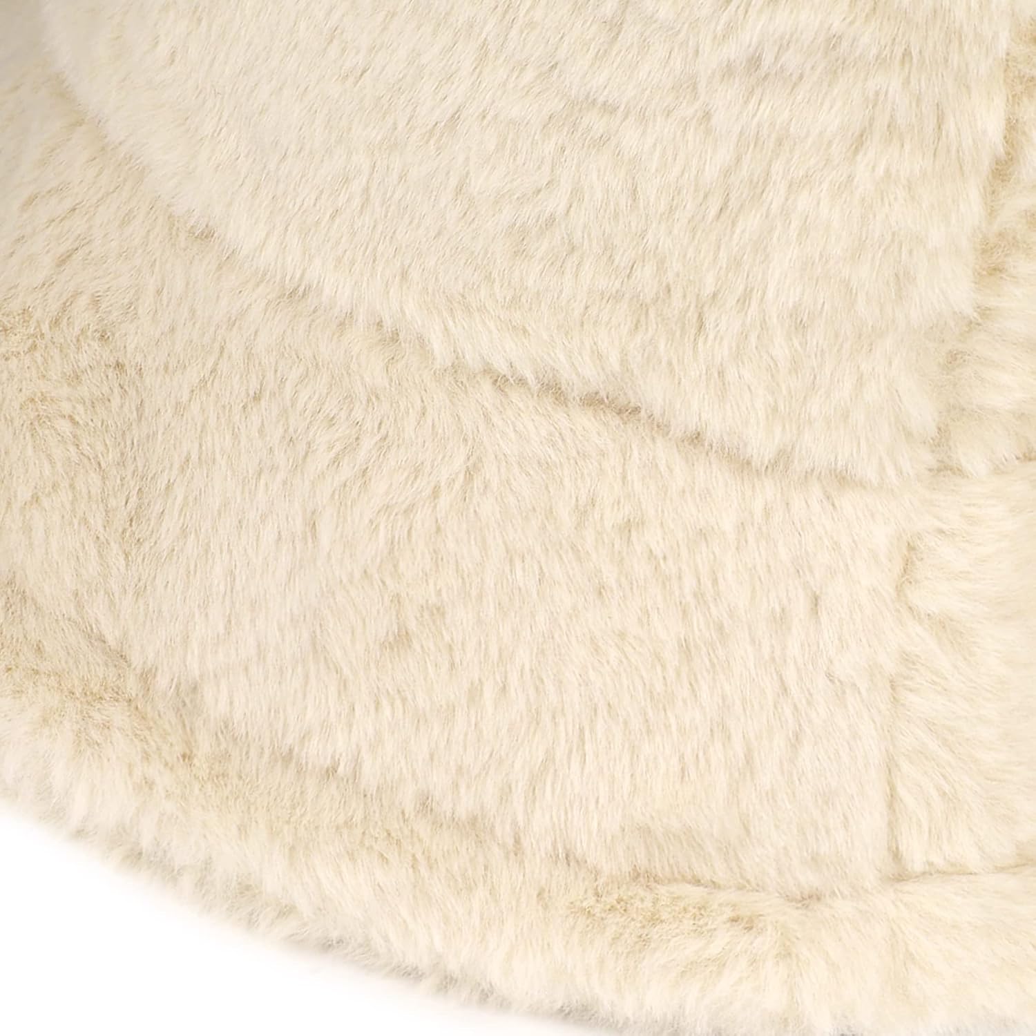 Umeepar Winter Faux Fur Fuzzy Bucket Hat Fluffy Warm Hat for Women Men - Image 2