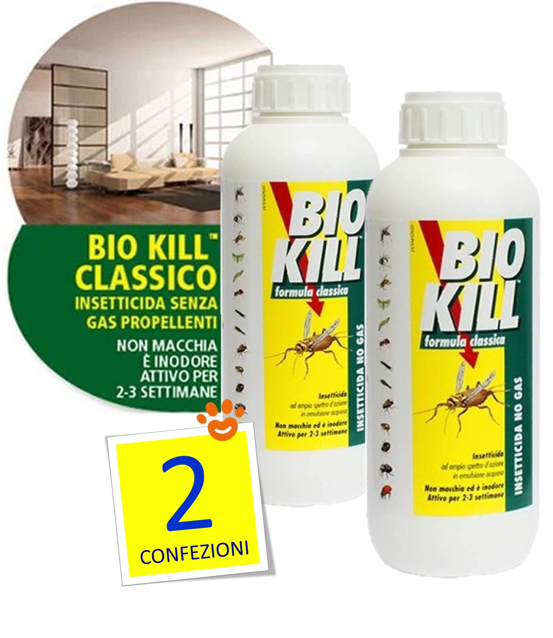 Set de 2 botes de insecticida Bio Kill de 1 l: Amazon.es: Jardín