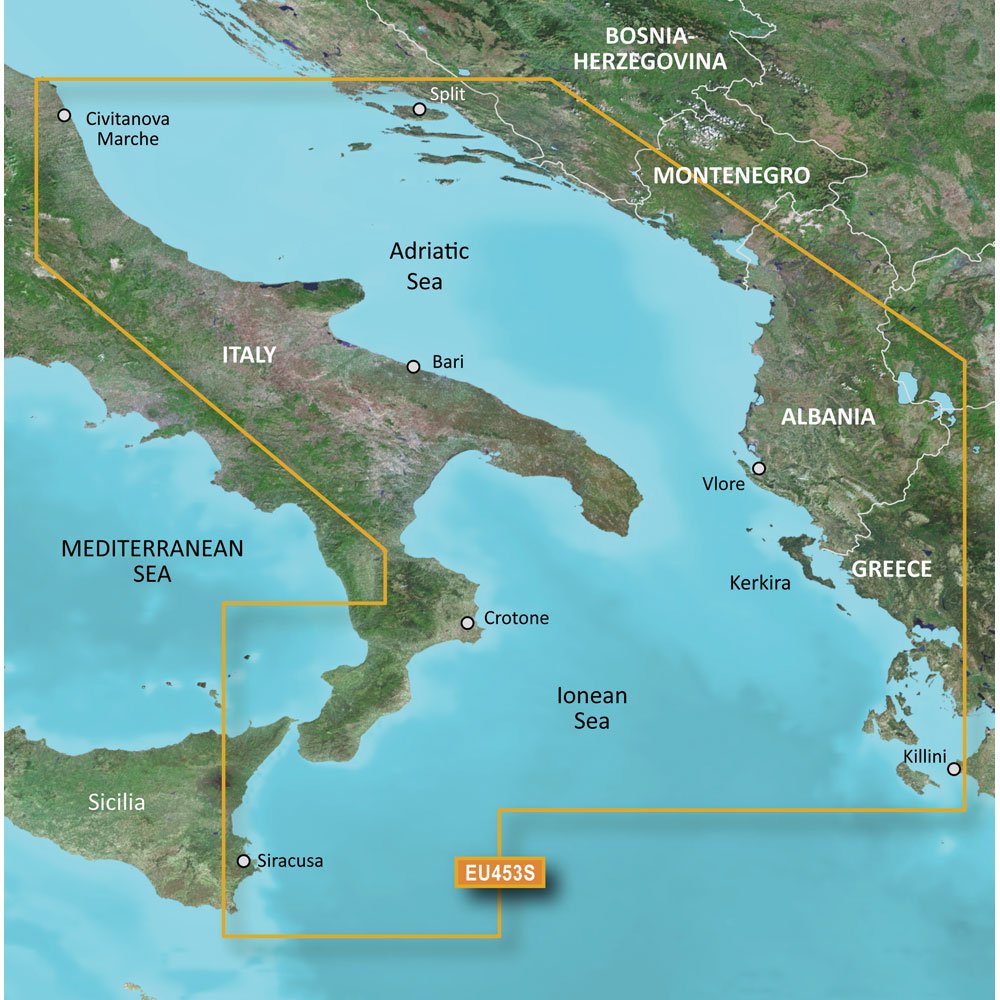 Garmin 010-C0797-00 - Software de navegación, (Mar Adriático, Costa sur)