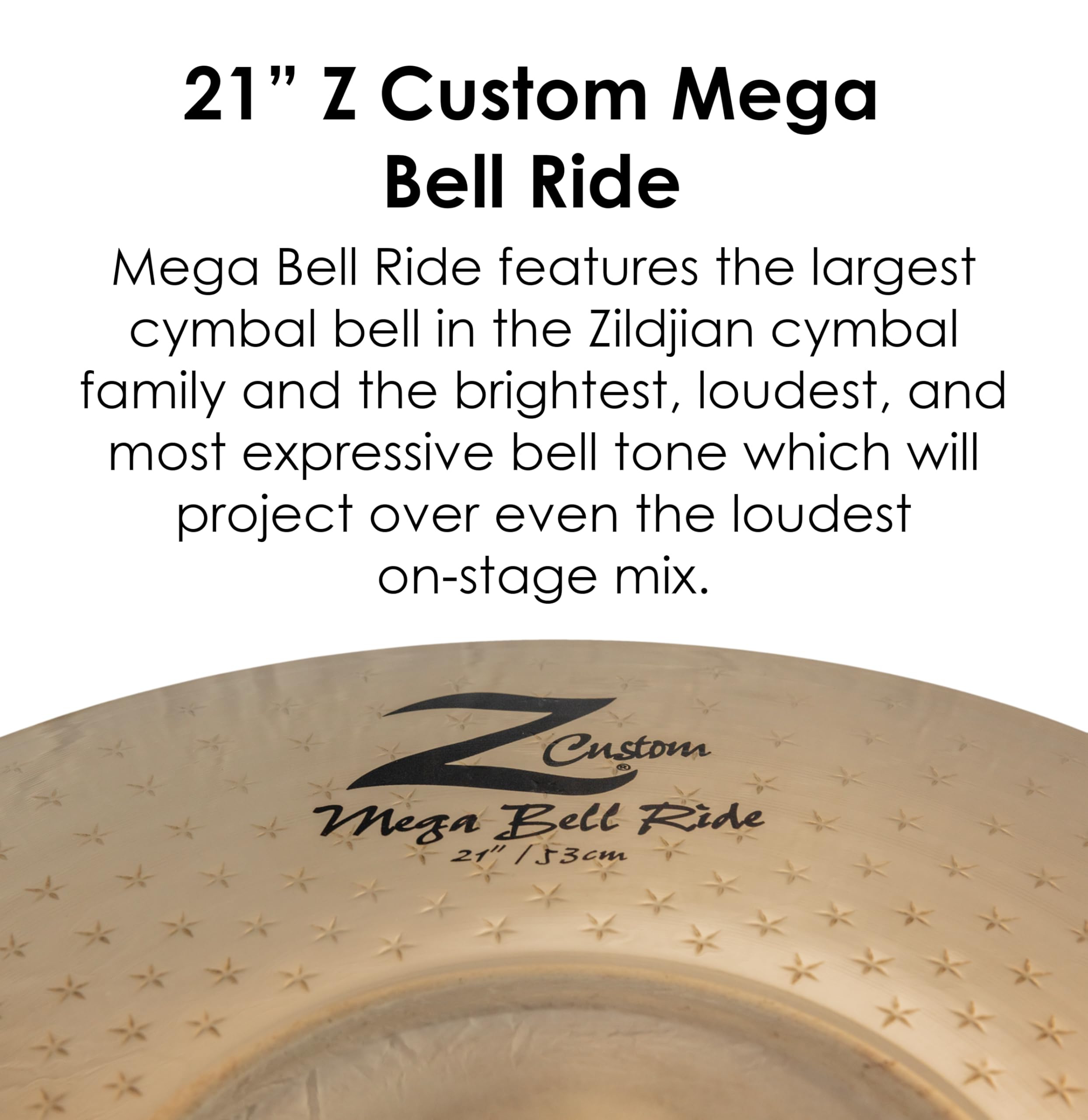 Zildjian Z Custom Ride Mega Bell 21" - Ride Cymbal