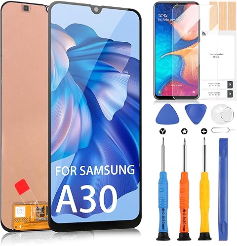 Reemplazo de pantalla para Samsung Galaxy A30, pantalla LCD A305 2019 SM-A305F A305FN A305G A305YN A3050 A305N A305GT digitalizador con herramientas