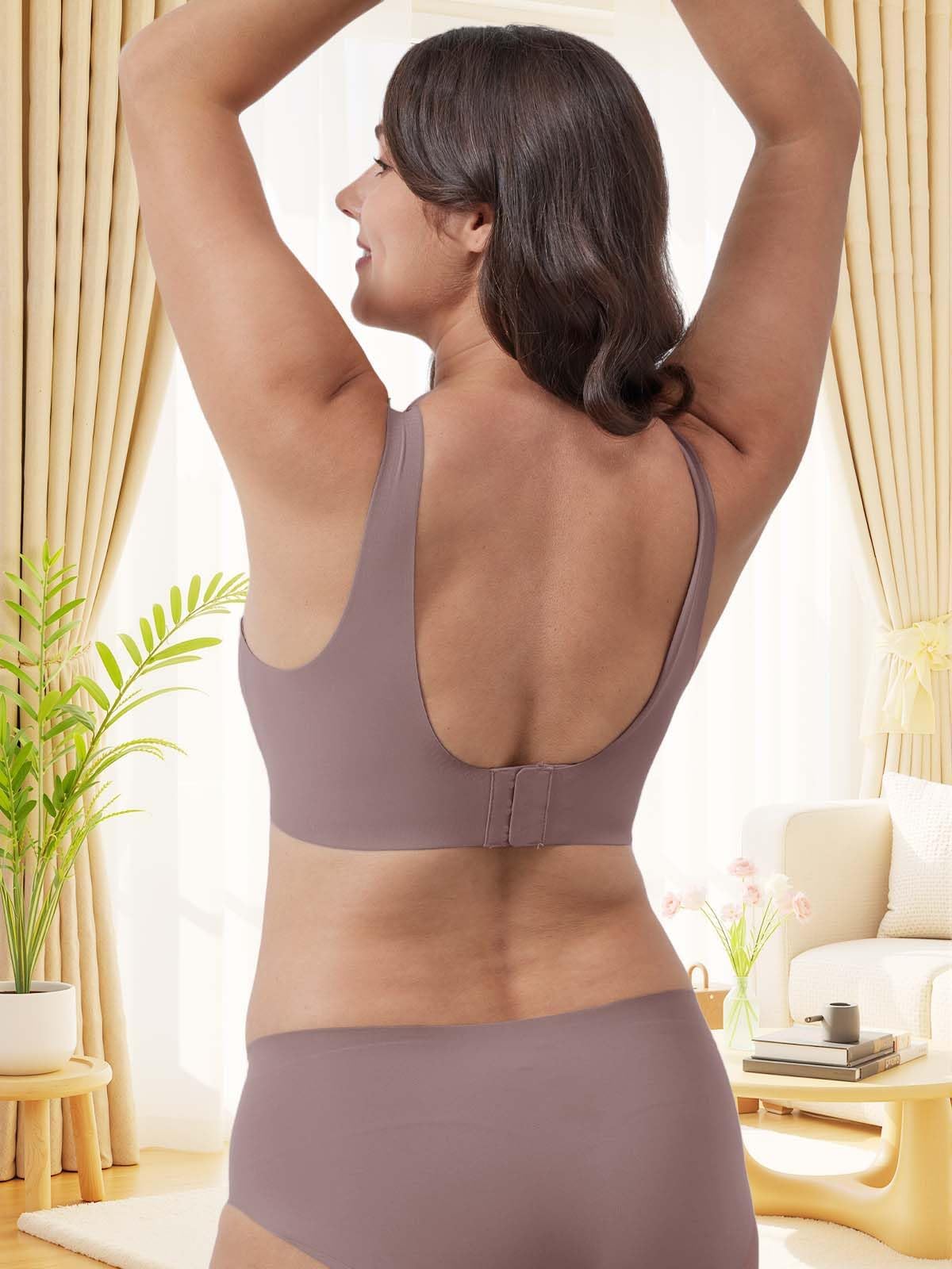 Reggiseno Allattamento Mani Libere, Doppio Strato e Sostegno Potenziato | Adatto per tiralatte, taglie S-4XL, coppe 3C-9E. Doppio uso estrazione latte e allattamento