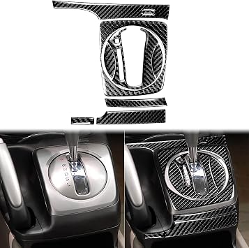 Real Carbon Fiber for Honda Accessories Center Console Automatic
