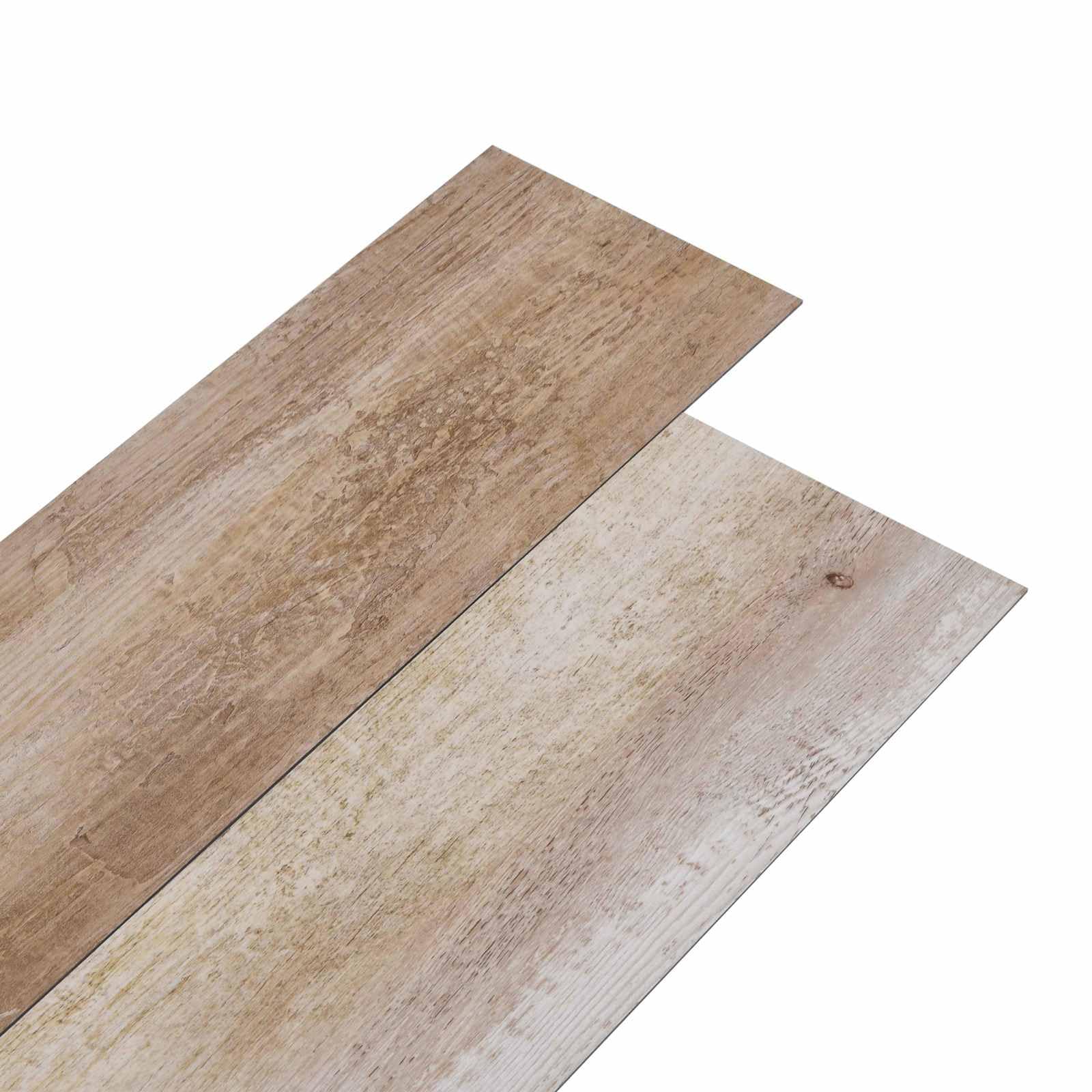 Samoprzylepne deski podłogowe PCV z pranego drewna 30,5 x 61 cm
