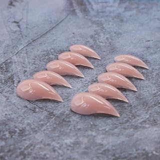 Handmade Press on Nails Pink Stiletto Press on Nails with Extra Long Curved Eagle Claw False Nails Designs Thickened Muti-Layer Gel Halloween Eagle Dragon Cat Claw Fake Nails for Women (Size S)