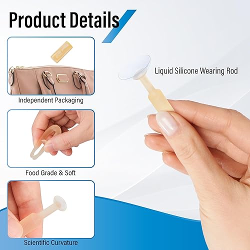 Miniatura 3 de Juego de 6 herramientas de extracción de lentes de contacto, pinzas y palillo de succión para lentes de contacto diarios, contactos de colores y