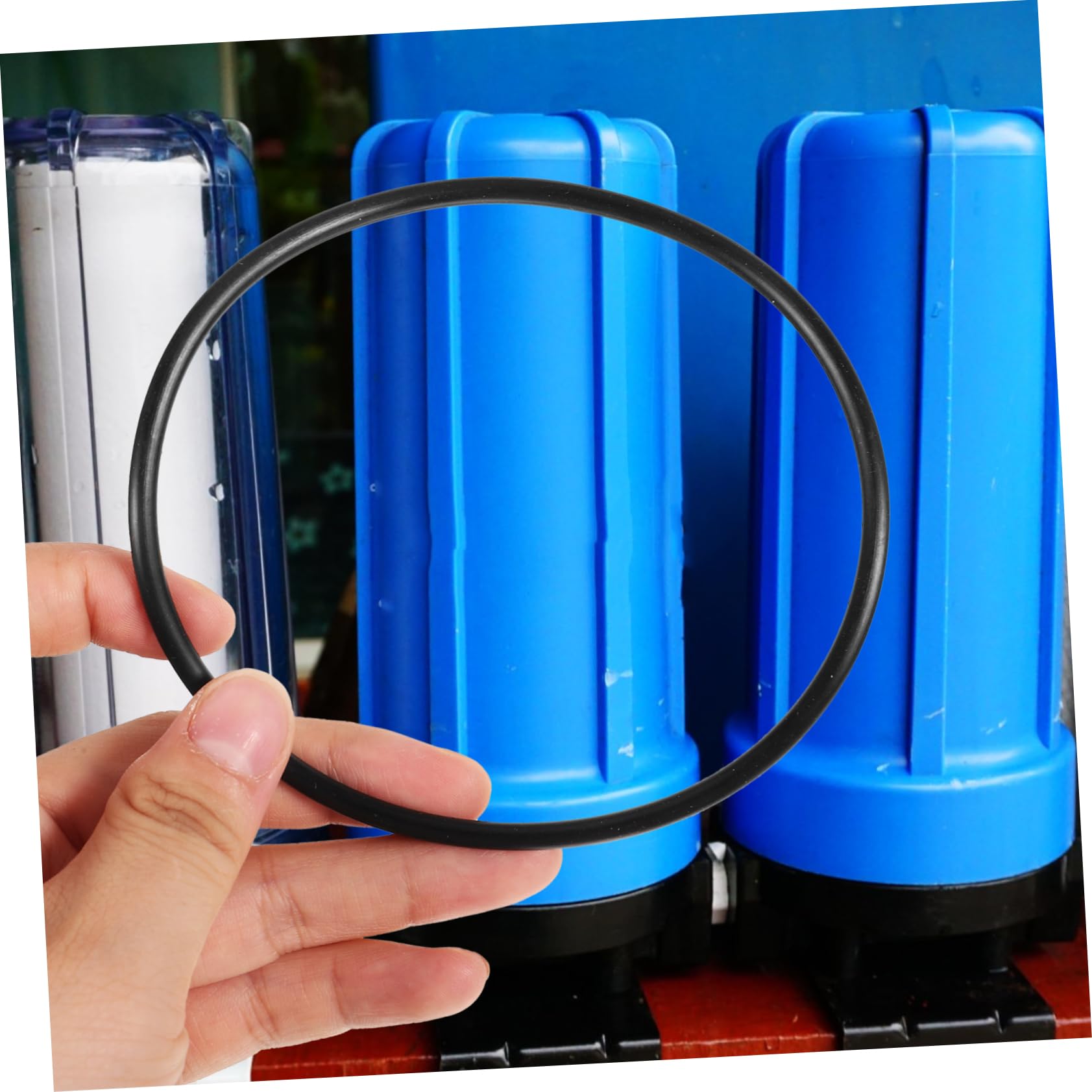 Amosfun 5 Set Kit Assortimento Guarnizioni Per Depuratori Silicone Compatibili Con Filtri Riparazione Perdite E Protezione Filtrante 10 Pezzi*5