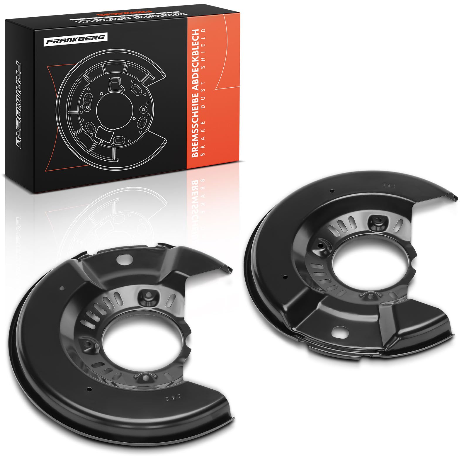 Frankberg 2x Chapas de anclaje Chapa protectora Delantero Delantero izquierdo derecho Compatible con Yaris Verso P2 Yaris P1 Yaris Verso Van P2 Replace# 4778252020,4778252010