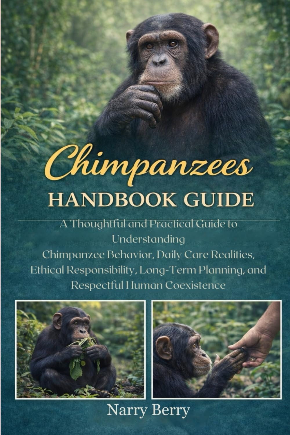 CHIMPANZEES HANDBOOK GUIDE: A Thoughtful and Practical Guide to Understanding Chimpanzee Behavior, Daily Care Realities, Ethical Responsibility, Long-Term Planning, and Respectful Human Coexistence