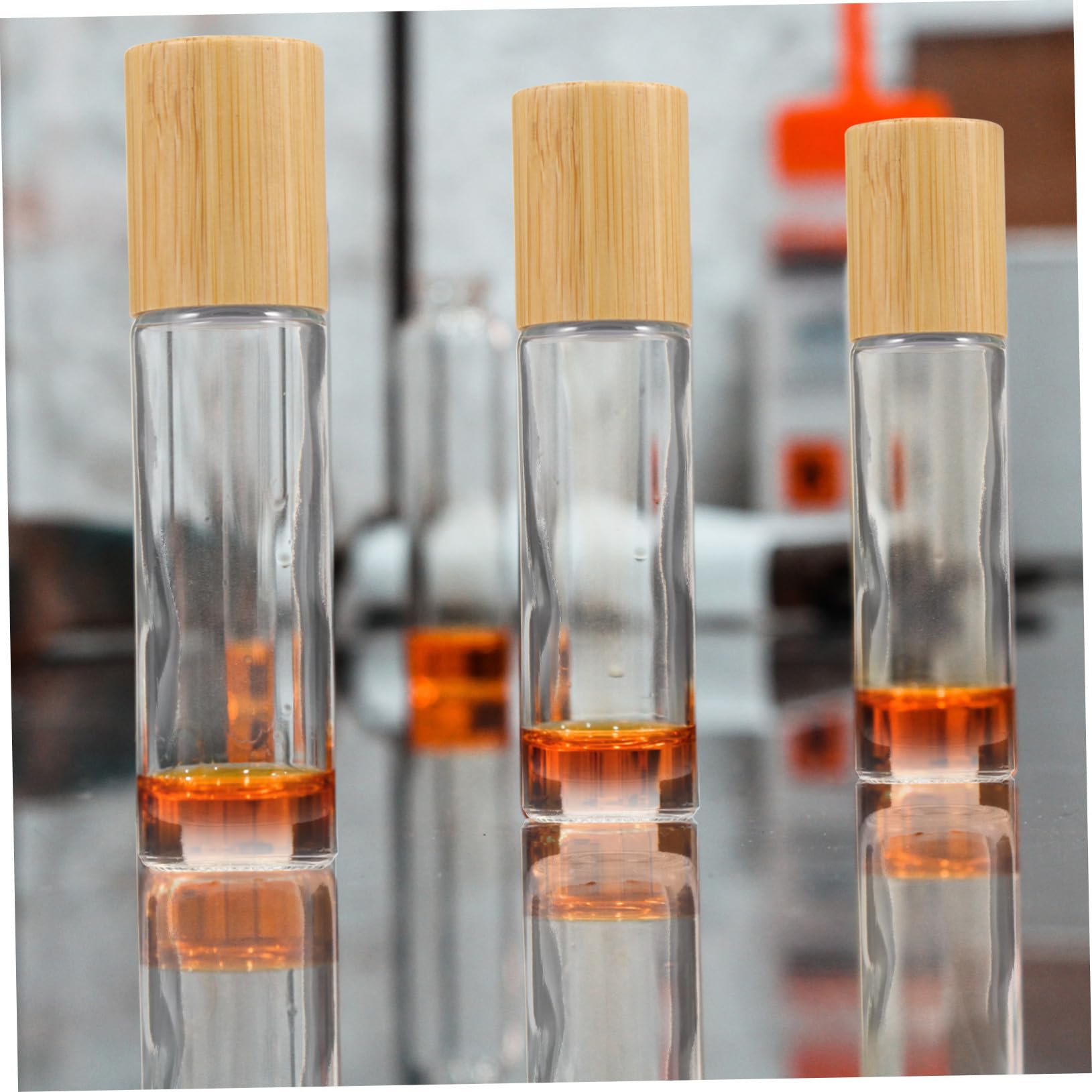 Bottiglie Roll-on in Vetro da 10ml, 12 Pezzi, per Oli Essenziali | Riutilizzabili e Facili da Pulire, Chiusura Ben Sigillata, Formato Compatto per Profumi Piccoli e Flaconcini da Viaggio