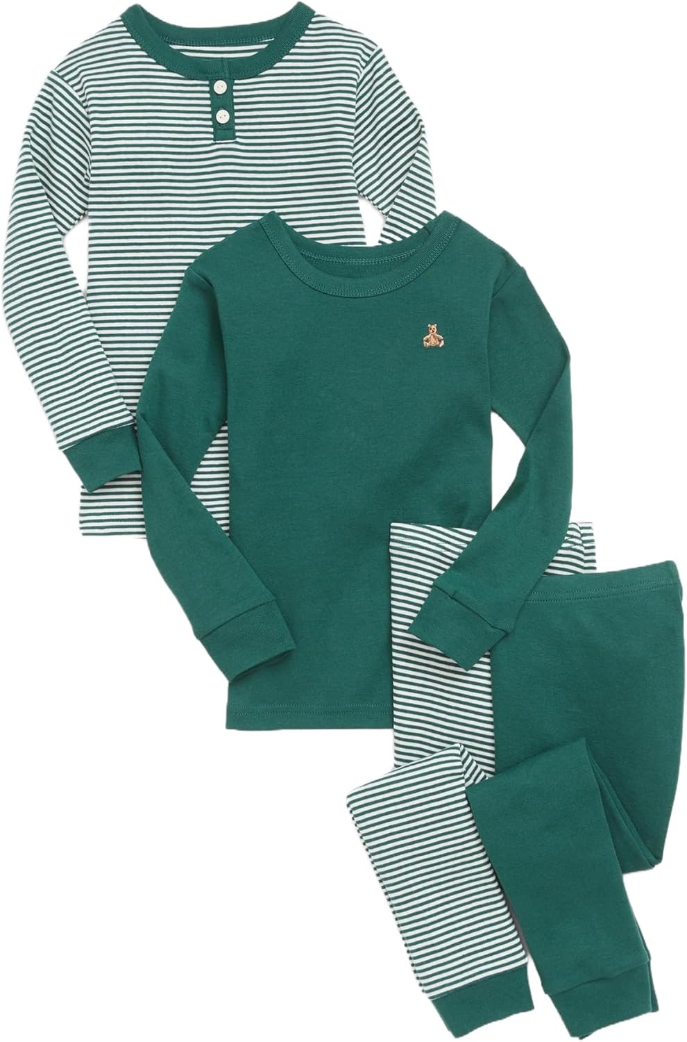 GAP unisex-baby Toddler 2-pack Long John Pajama Set