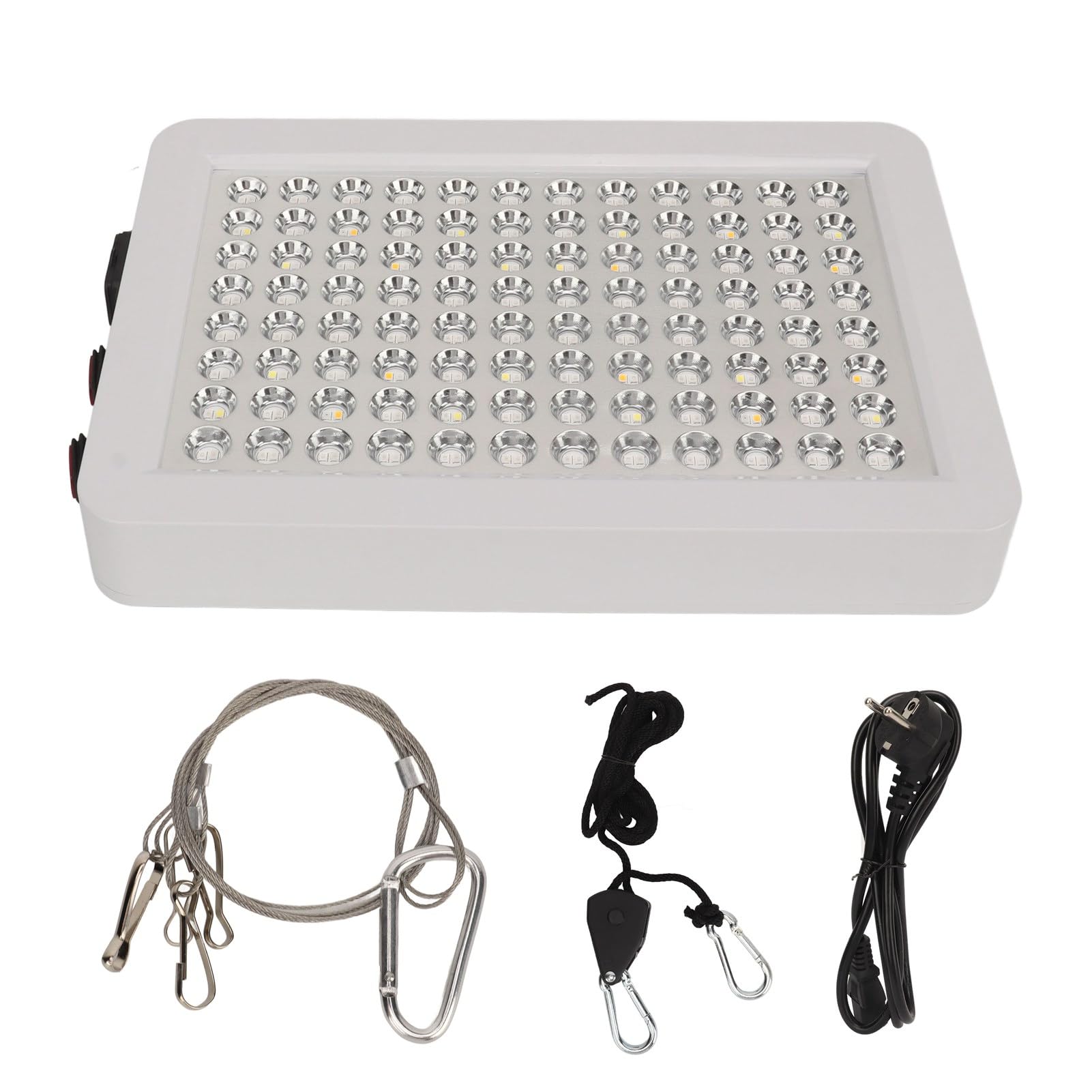 Luz de Cultivo LED, 192 Luces de Cultivo Led para Plantas de Interior de Espectro Completo con Doble Interruptor y Sistema de Enfriamiento, Luz de Planta para Verduras, Flores