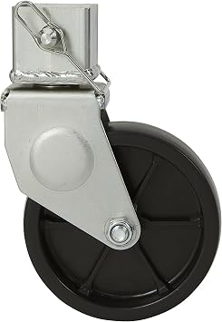 Ultra-Tow Square Tube Jack Caster, 6in. Dia., 1200-Lb. Capacity