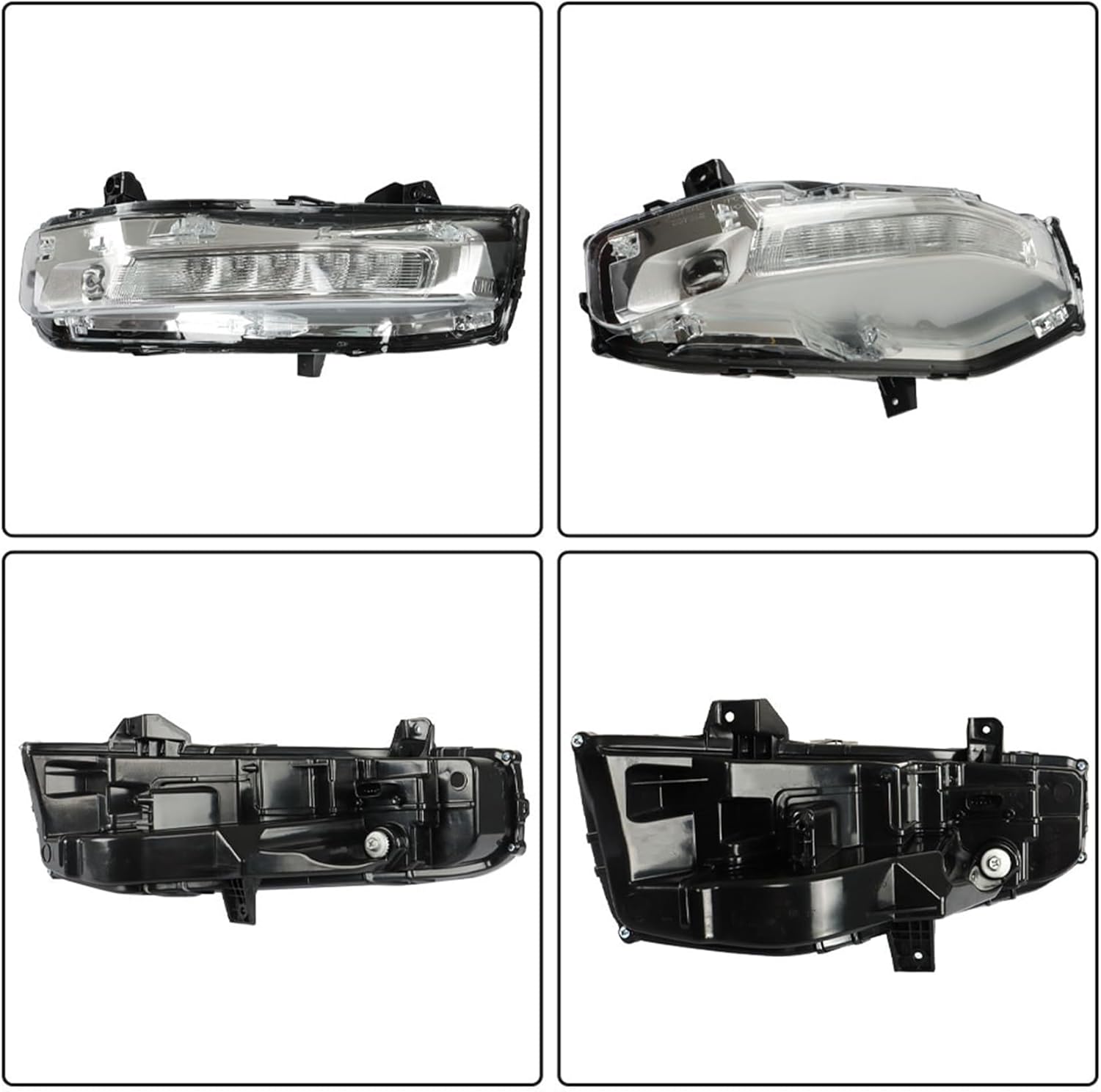 labwork Replacement for Mustang 2018-2022 Left Driver Side Front Fog Turn Signal Light FO2520198 FO2520197