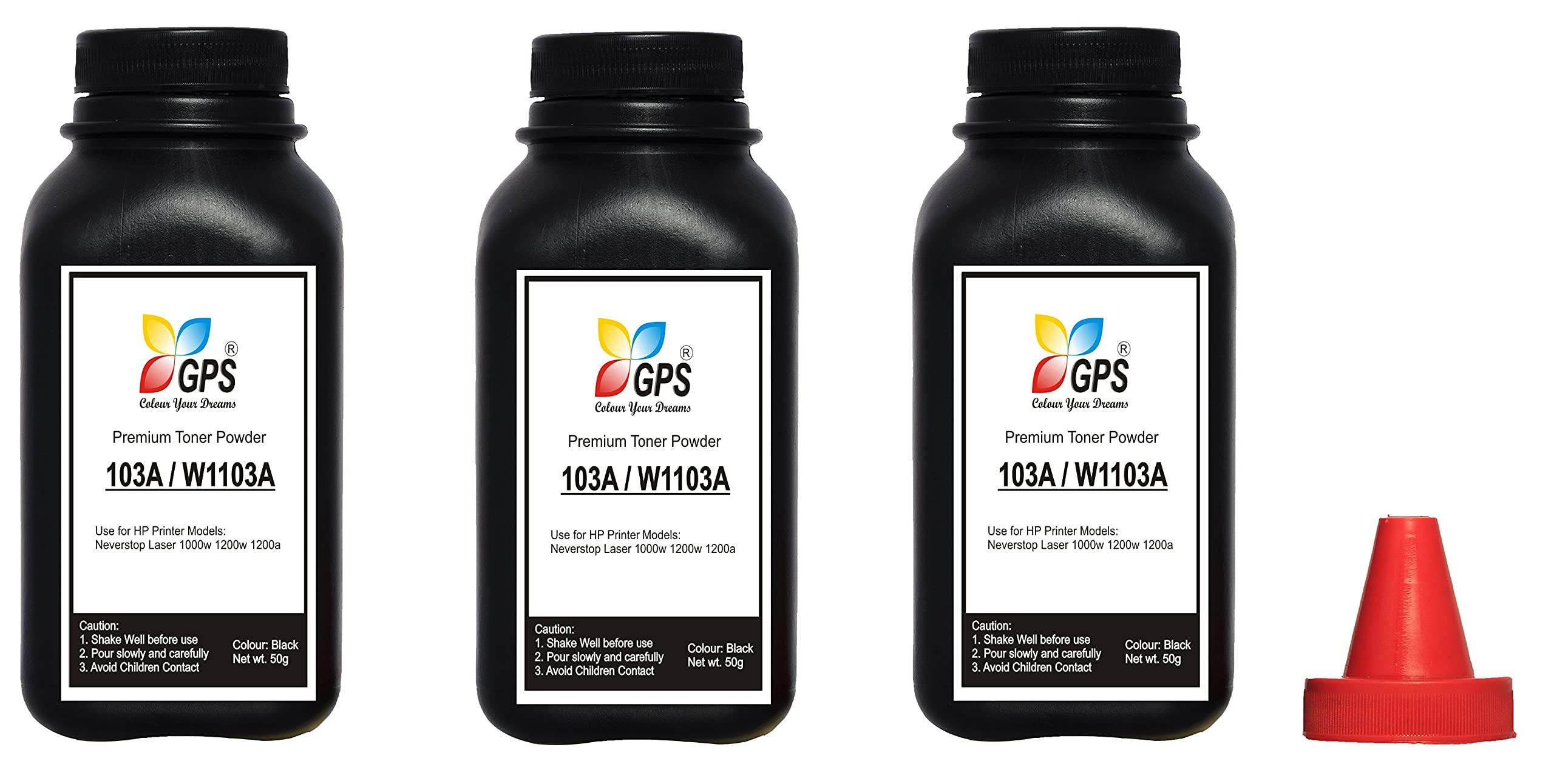 GPS Colour Your Dreams Laser Toner Powder Refilling for HP 103A / W1103A (Pack of 3) (B0968658L7) Amazon Price History, Amazon Price Tracker