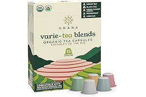 Organic Tea Pods Compatible with Nespresso Original Machine - Sample Pack of...