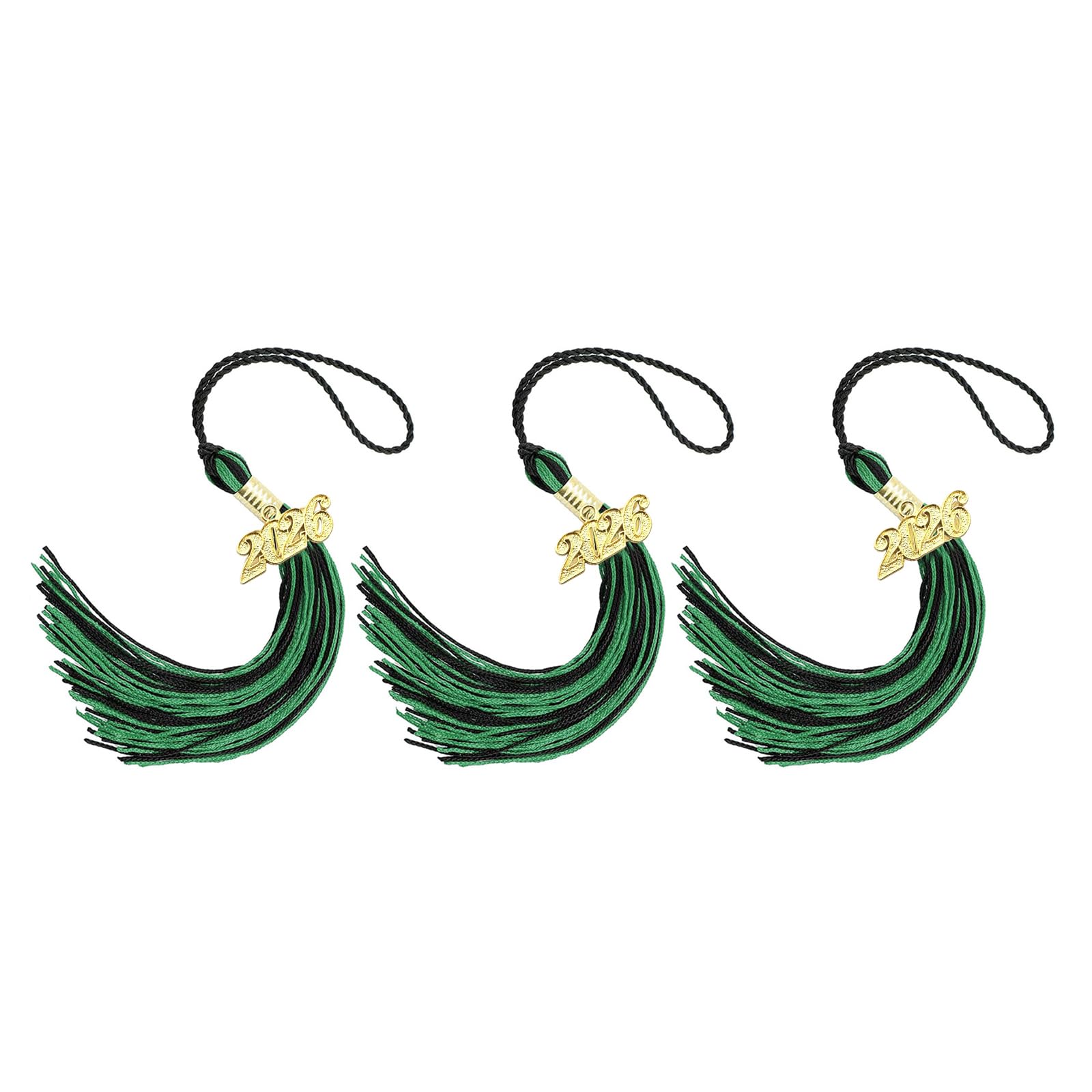 Tsophreniq Rayon Graduation Cap Tassels 2026 Year Sturdy Attachment for Commencement Ceremony Rayon Cap Tassels