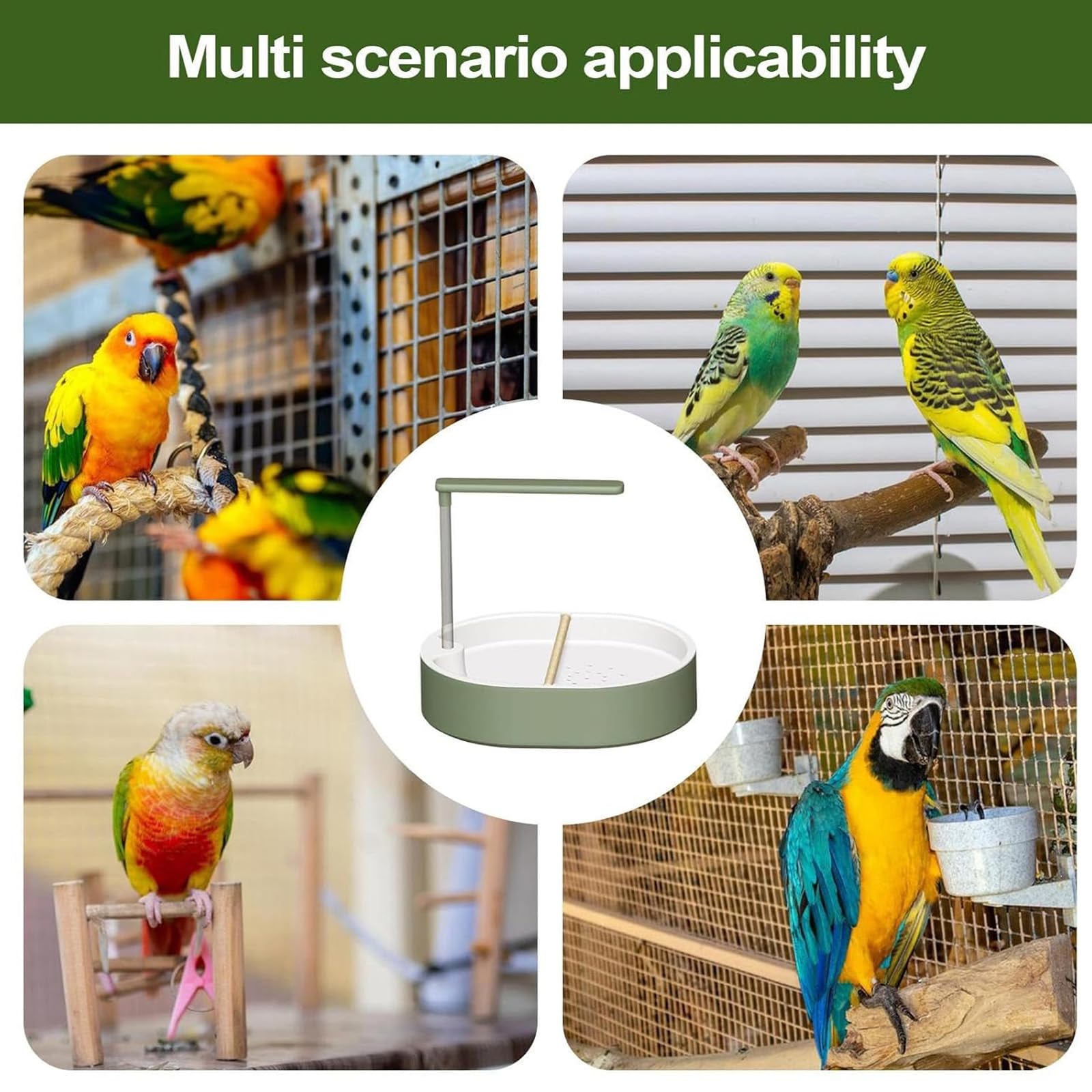 Douche pour Perroquet,Douche pour Oiseaux Perruche,Bird Shower Bath,Circulante pour Oiseaux,Douches pour Oiseauxi pour Perroquets,pour Perroquets Ondulées Calopsittes Pinsons