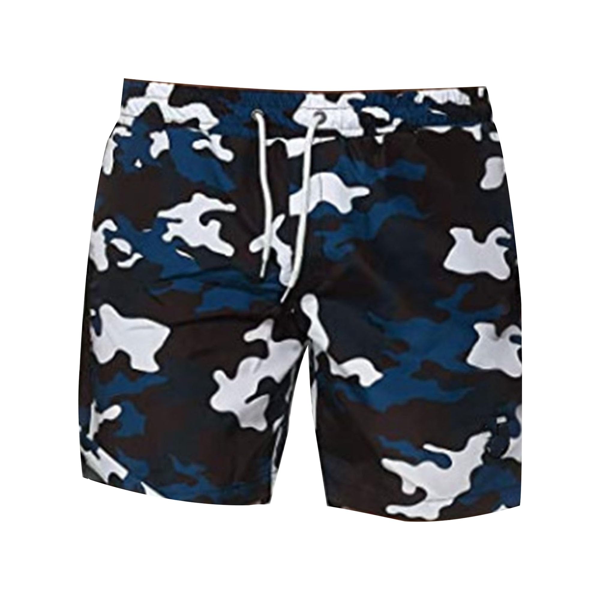 DGHM-JLMY Men Camouflage Sport Drawstring Shorts Elastic Waist Bodybuilding Workout Gym Short Running Fitness Training Short