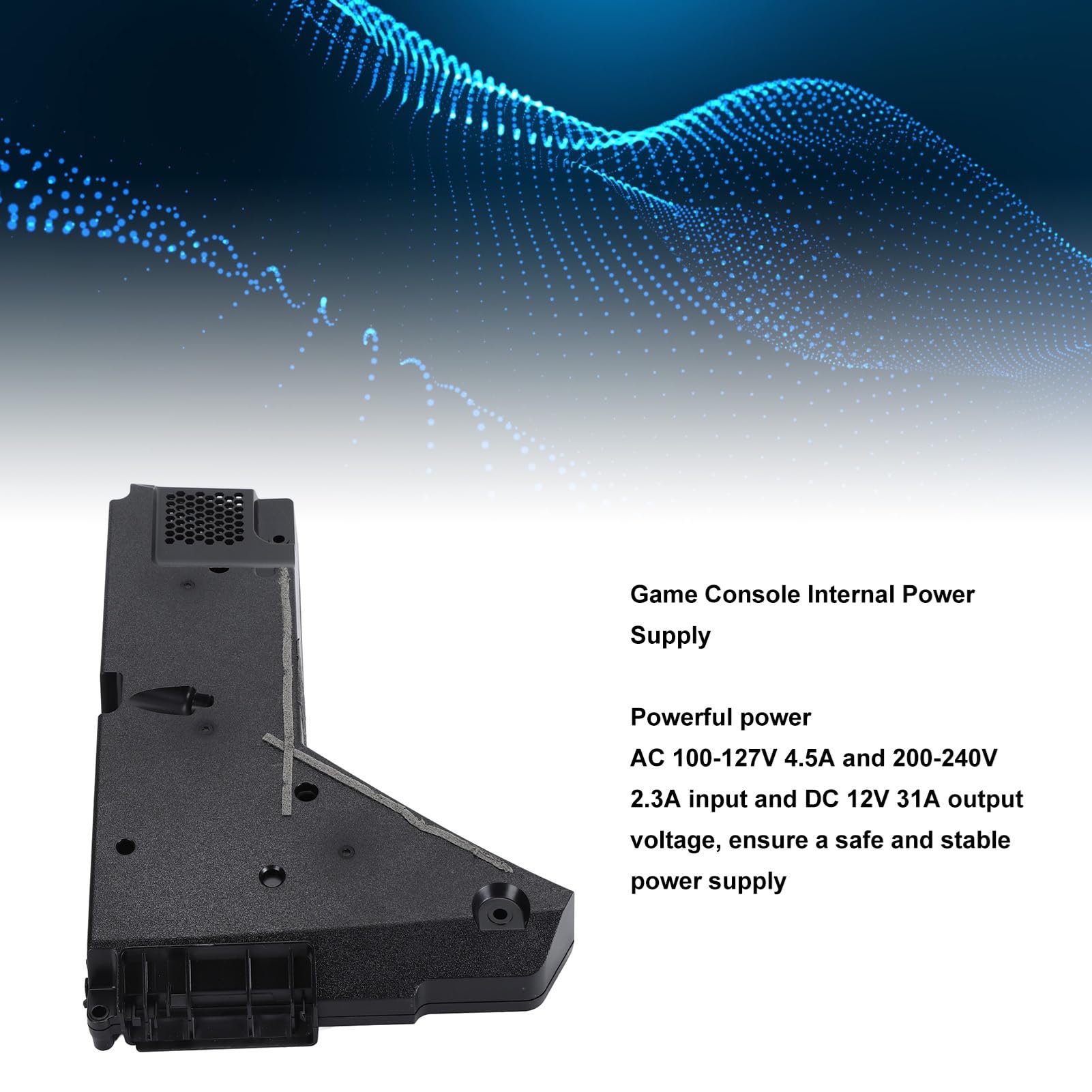 Alimentatore Adattatore CA Interno Sostitutivo CC 12 V 31 A per 5 Console Ampia Tensione 100‑127 V e 200‑240 Alimentatore Stabile Ad Alta Efficienza per Giochi (ADP-400DR)