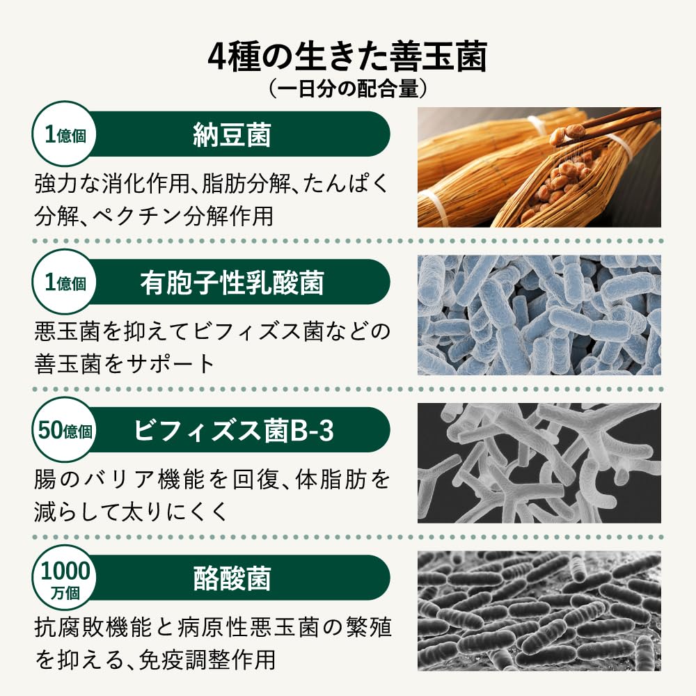 Amazon | LUXURY PROBIOTICS+｜高級百貨店品質 乳酸菌 サプリメント