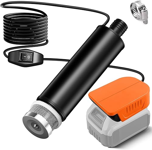 Miniatura 1 de Bomba de agua sumergible inalámbrica para batería Dewalt de 20 V60 V, bomba eléctrica para jardín, bañera de hidromasaje, tanque, piscina,