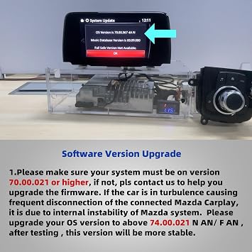 Dasbecan TK78-66-9U0C Mazda Apple Carplay Android Auto Retrofit Kit