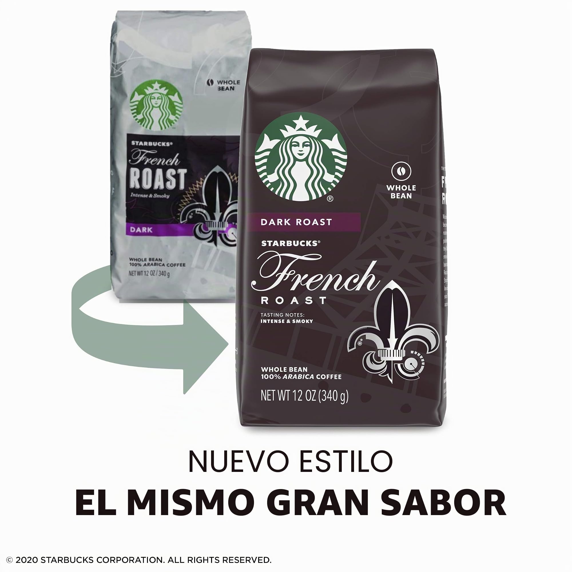 Starbucks Whole Bean Coffee Dark French Roast