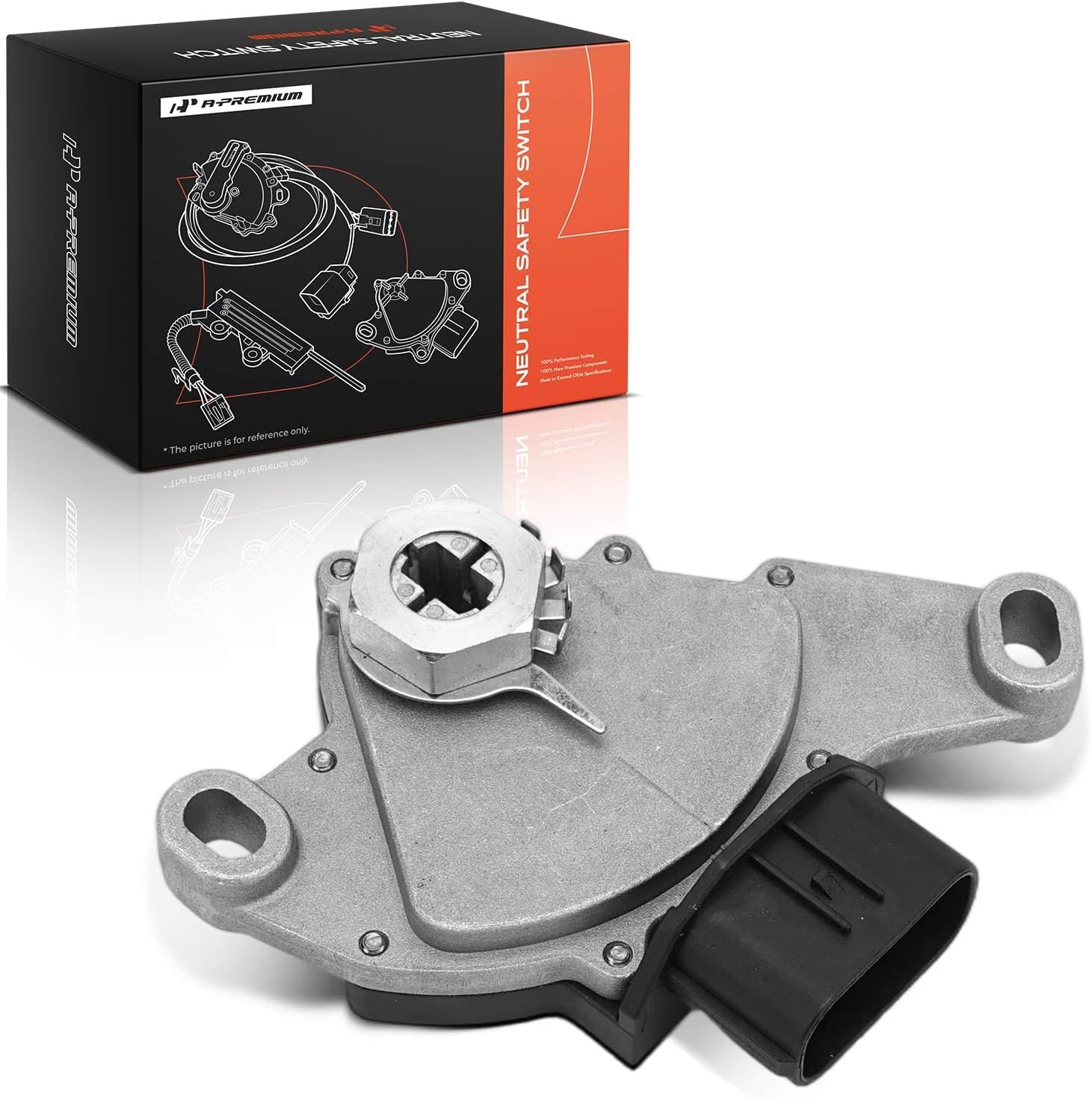 A-Premium Neutral Safety Switch Compatible with Toyota, Lexus, Scion & Pontiac - Camry 2003-2009, RAV4 Corolla Highlander Sienna Matrix Avalon Celica GT Solara RX350 RX330 RX400h ES330 tC xB, 7+2 Pins