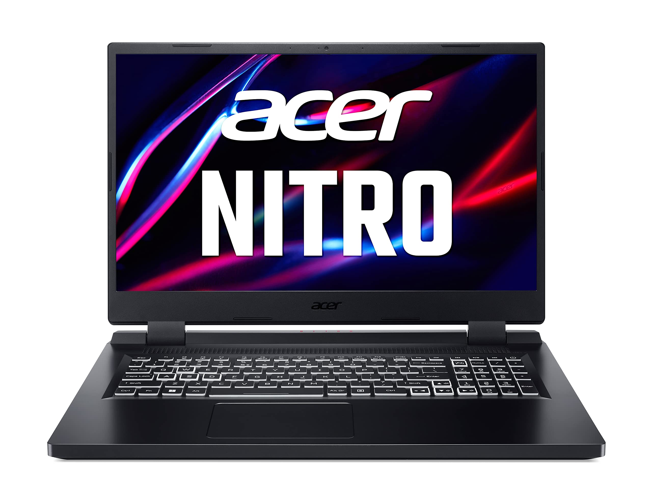 Acer Nitro 5 (AN517-55-770Z) laptop gamingowy, wyświetlacz 17,3" FHD 144 Hz, Intel Core i7-12700H, 16 GB RAM, 1 TB SSD, NVIDIA GeForce RTX 4060, Windows 11, klawiatura QWERTZ, czarny