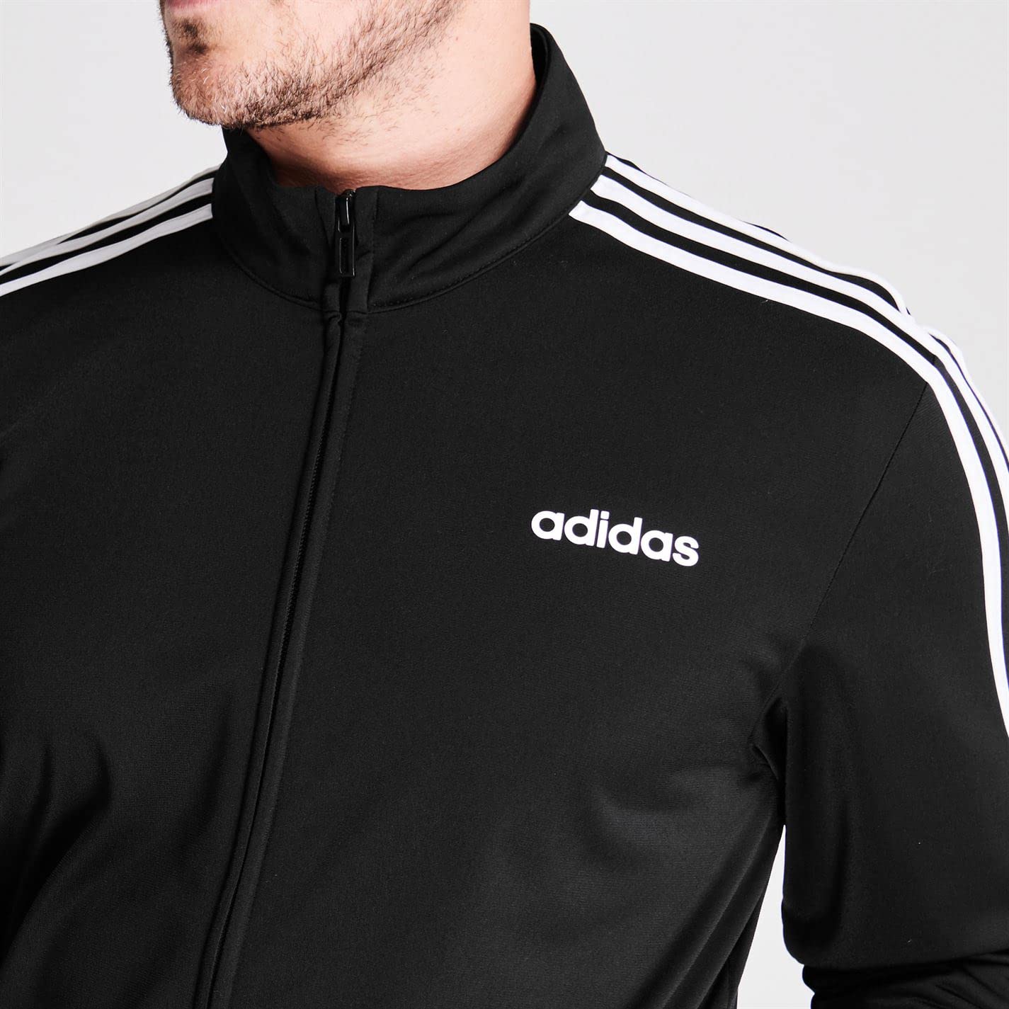 adidas Essentials Warm-up 3-stripes Track Jacket Track Top Hombre (Pack de 1)
