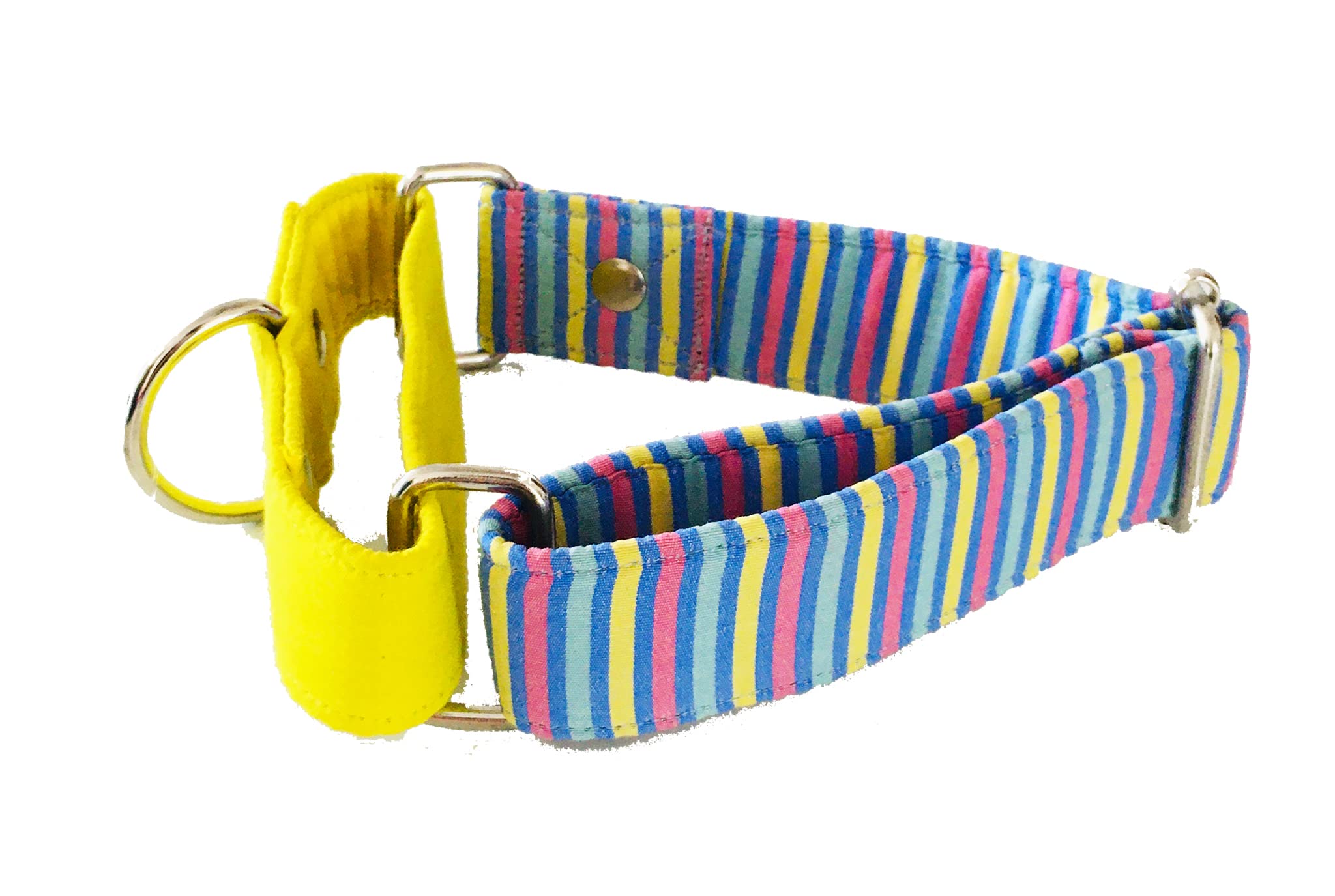 Dog-O-Bow Cotton Multicolor Stripe Martingale Collar for Dogs (Medium), 15.3 x 8.6 x 5.6 cm (B0BX98YW84) Amazon Price History, Amazon Price Tracker
