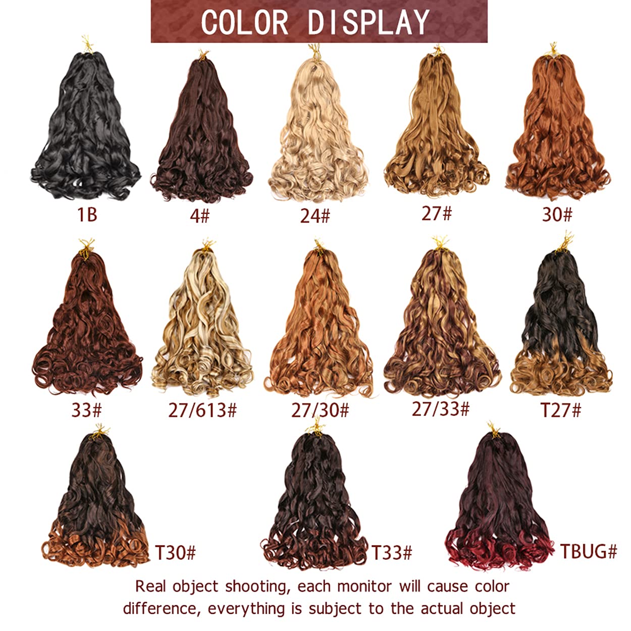 Pre Stretched Braiding Hair 20 Inch Loose Wave Crochet Braids Hair 8 packs Big wavy curly Bouncy Braiding Hair Curly Synthetic (2733, 20inch(pack of 8))