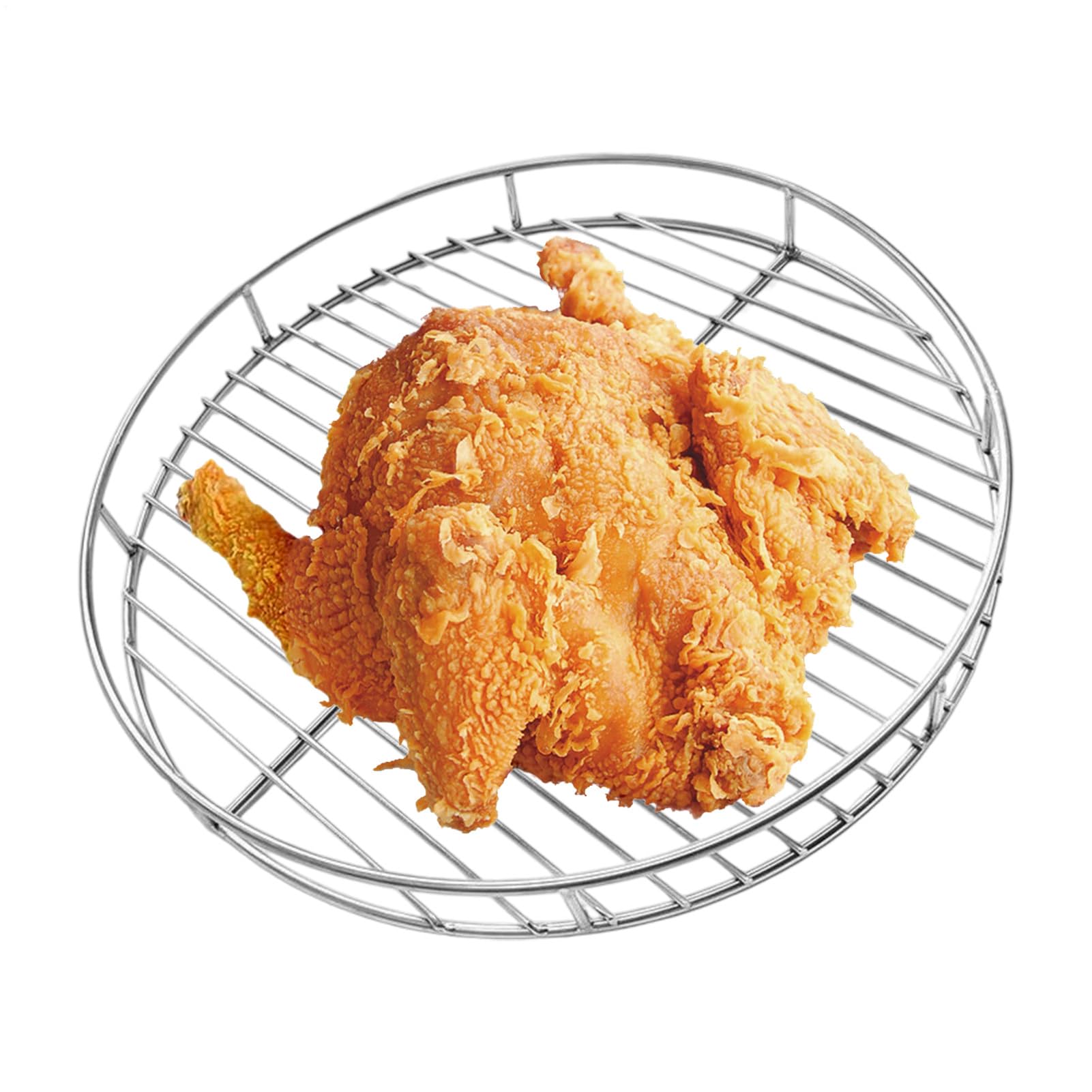 Grille de barbecue réutilisable ronde de 24 cm pour rôtissage parfait
