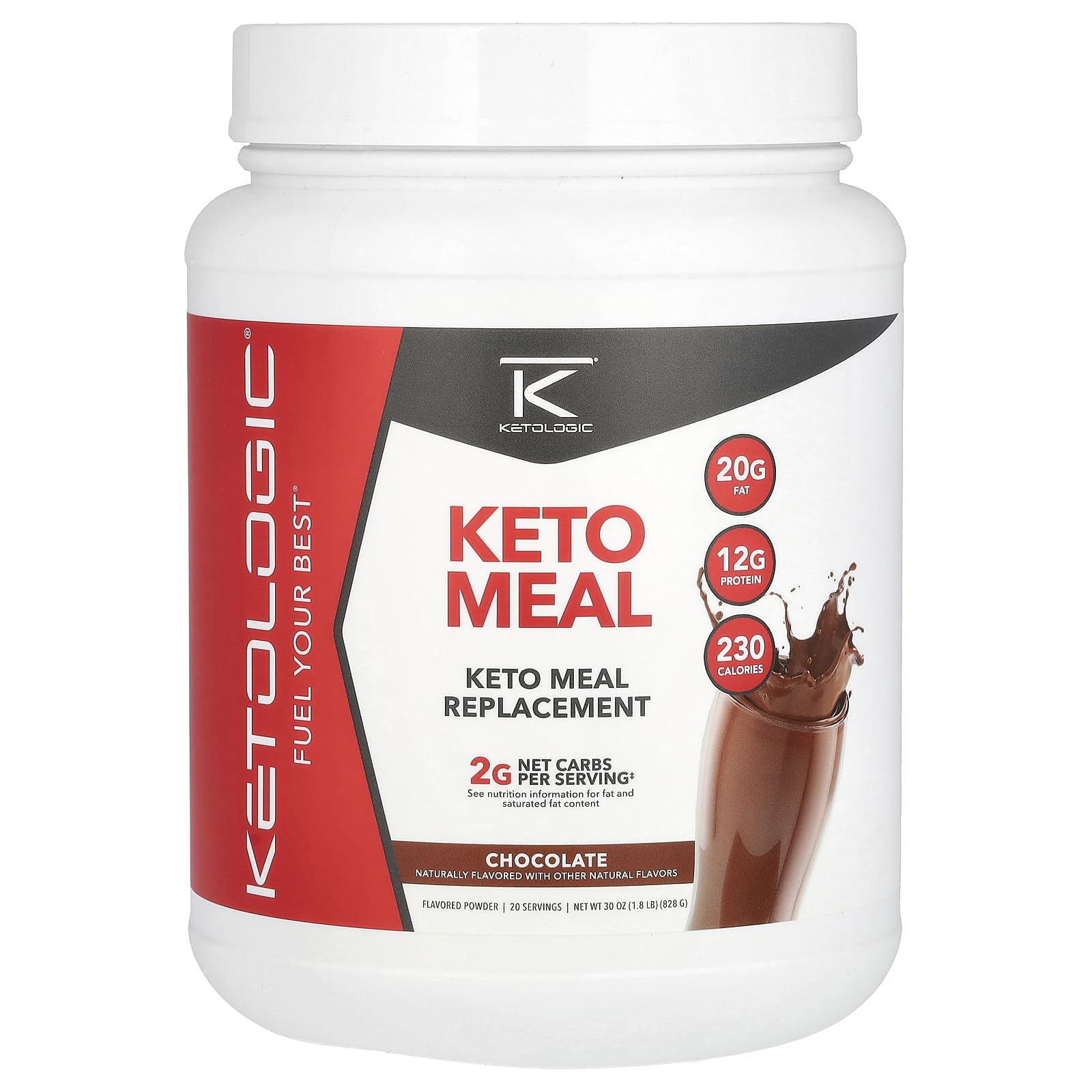 KetoLogic Keto Meal Replacement Shake Chocolate