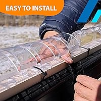 Vista 8 de Sistema disuasorio de pájaros, policarbonato resistente a los rayos UV, a prueba de palomas sin crueldad, de larga duración, adecuado para balcones