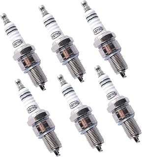 491055 Spark Plug Compatible with Champion RC12YC John Deere M78543 Kohler 25 132 12-S 12 132 02-S Bri-ggs & Str-atton 491055S 491055T 805015 72347 Husqvarna 531308128