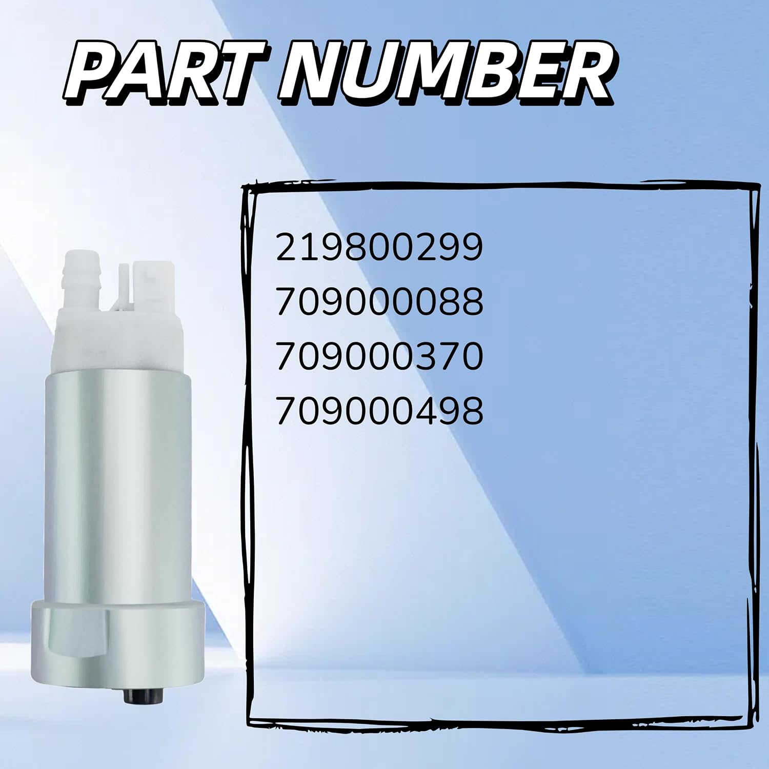 709000088 Fuel Pump for CAN-AM Spyder F3 / GS/RS/RT/RTS/ST/STS 2008-2024 Replaces# 709000088 709000370 709000498 219800299