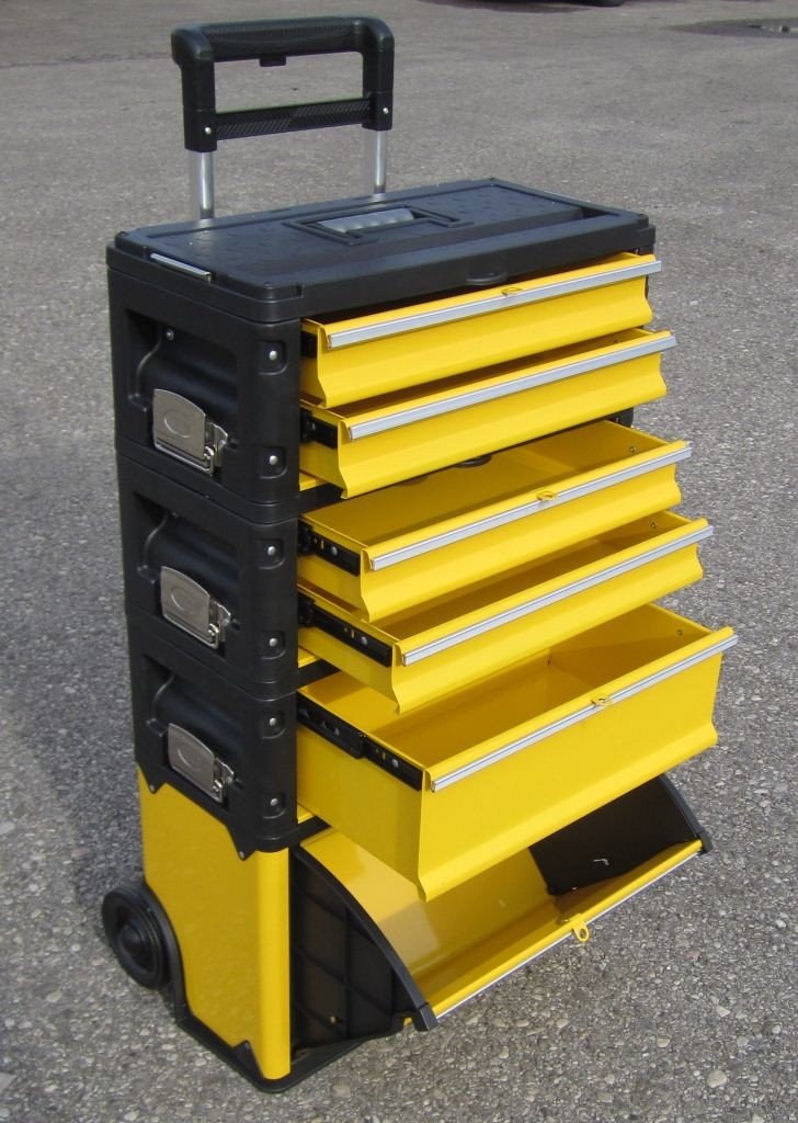 AS-S Outil en métal Trolley XXL type 305BBCD -> maintenant avec verrouillage du tiroir et serrure