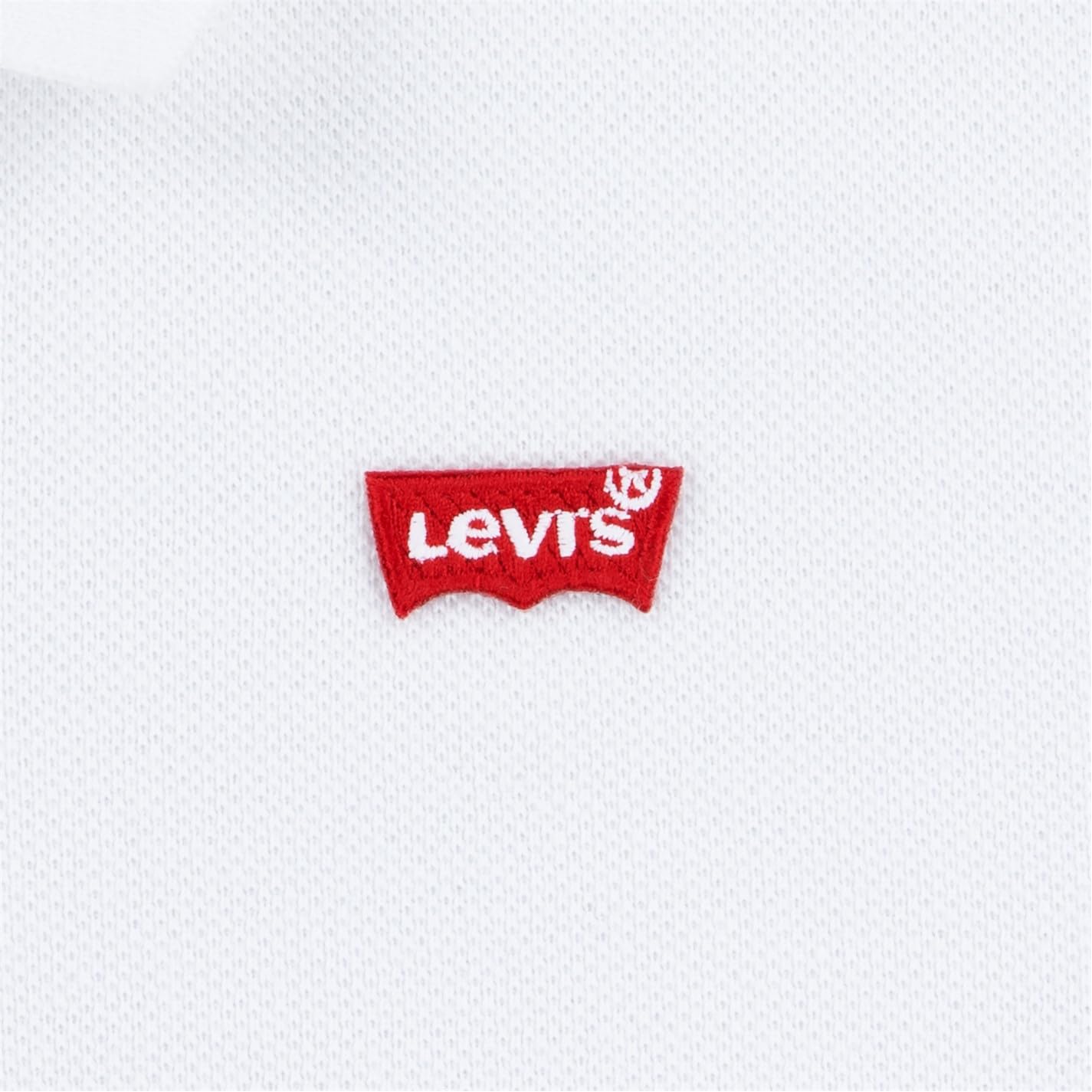 LEVI'S Chłopięca koszulka polo LVB z taśmą na plecach 9EA893, biała, 14 lat, biały, 14 lat