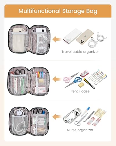 Miniatura 7 de LOVEVOOK Mochila para laptop para mujer, mochila de trabajo para profesores, enfermeras, mochila de viaje resistente al agua con compartimento