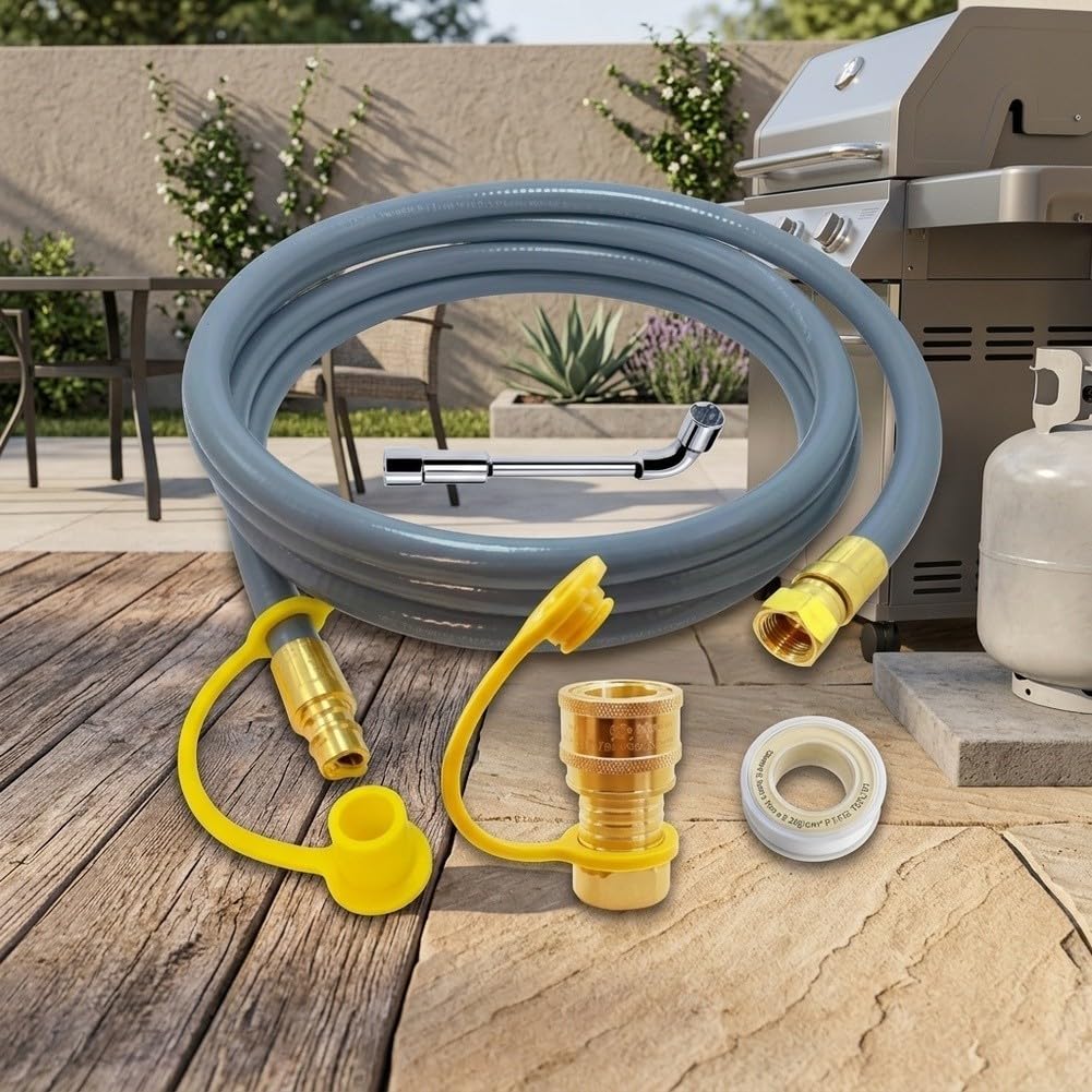Gasschlauch Set 10FT für Campingkocher und Heizgeräte