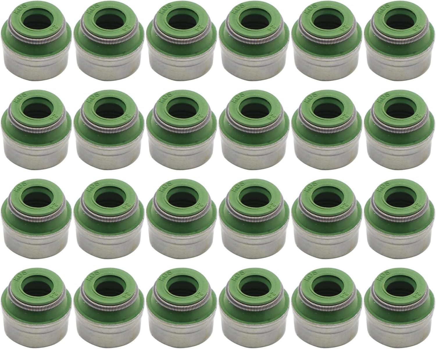 GXARTS 24 Pcs Intake Exhaust Valves Set 06E109601E 06D109611Х 06D109611L Compatible With VW Audi A4 S4 S5 A6 A7 A8 Q5 Q7 2005-2018